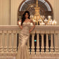 Banquet dress sexy satin mermaid party dress      S5549
