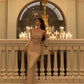 Banquet suspender dress new sexy lace splicing long party dress      S5561