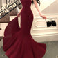 mermaid long evening dress sexy prom party dress     S5943