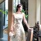 Embroidered prom dress retro birthday dress    S5939