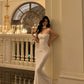 White strapless dress for women new style party dress     S5665