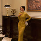 mermaid dress women new style retro long dress      S5553
