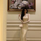 long-sleeved knitted dress for women evening dress    S5504