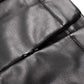 Black irregular skirt 2025 new hot girl style high waist slim a-line hip leather skirt short R0150
