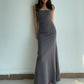 Temperament high-grade pure desire style suspender long skirt female summer new hip fishtail dress R3047