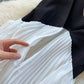Holiday dress temperament V-neck contrast color stitching pleated big swing beach dress R2294