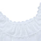 2025 new white short skirt women's French square neck puff sleeve dress waist slimming R0119