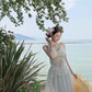 Temperamental high-end dress gentle style beautiful embroidered dress R0648