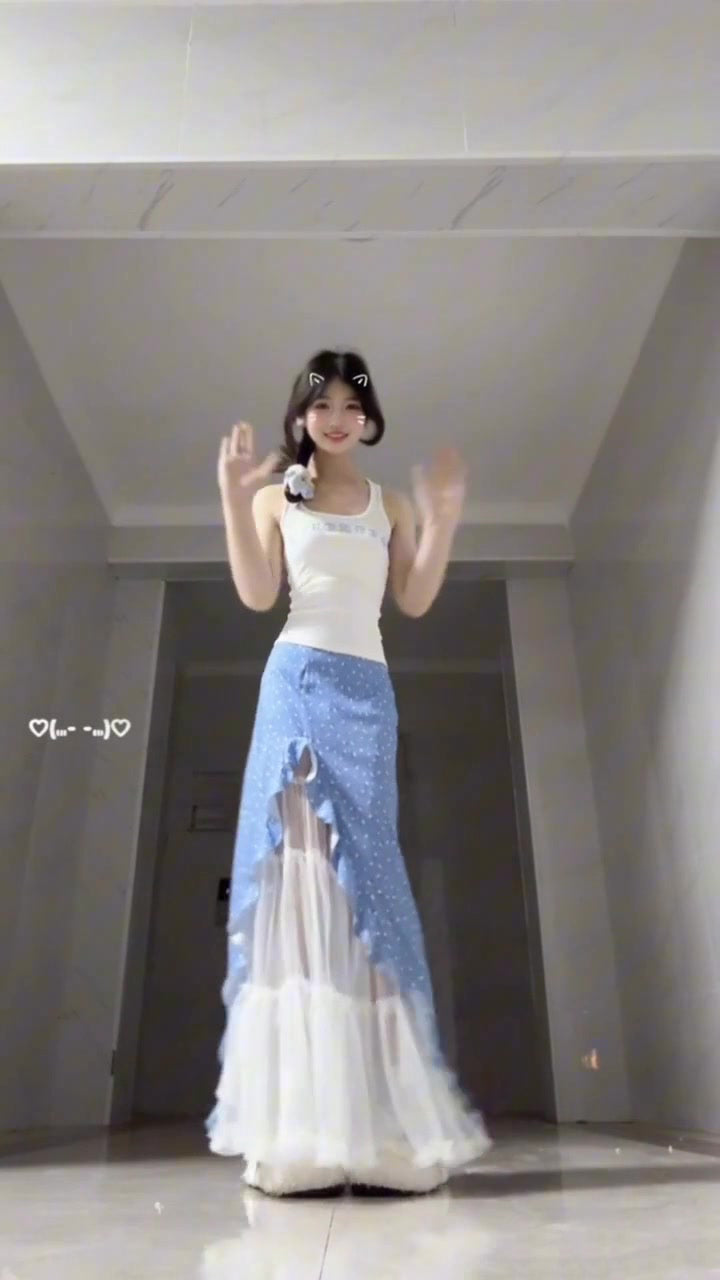 Suit white camisole faux two piece skirt two piece suit R0650