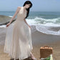 A Line Tulle Long Stunning Evening Gown Party Prom Dress       S7264