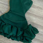 Pure horny sexy ruffled buds fluffy jumpsuit short skirt party small dress high-end women's homecoming dress R3003