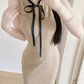 Temperament lady sleeveless dress evening gown sexy slim hip skirt R0510