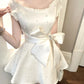 2025 Summer New Light Luxury Heavy Industry Pearl Princess Dress Short Skirt Women's Homecoming Dress R3002