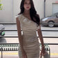 White ruffled dress women's summer slim fit hip skirt short skirt homecoming dress R3021