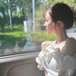 Birthday dress high-end party dress high-end niche one-shoulder tube top dress R1777