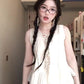 Travel wear beautiful sleeveless vest irregular short skirt two-piece suit female 2025 R0838