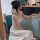 White suspender dress 2025 short suit jacket waist sleeveless niche design skirt R1492