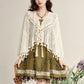 Han element green suspender dress 2025 temperament wear short skirt R1949