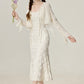 Temperament gentle style white short cardigan with suspenders new sun protection shirt R1948