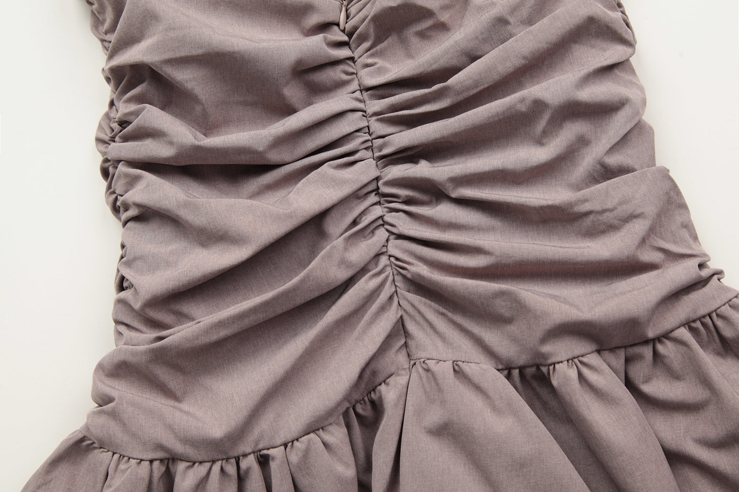 Pure desire retro hot girl style spaghetti strap suspender dress slim fit pleated splicing puffy skirt R3081