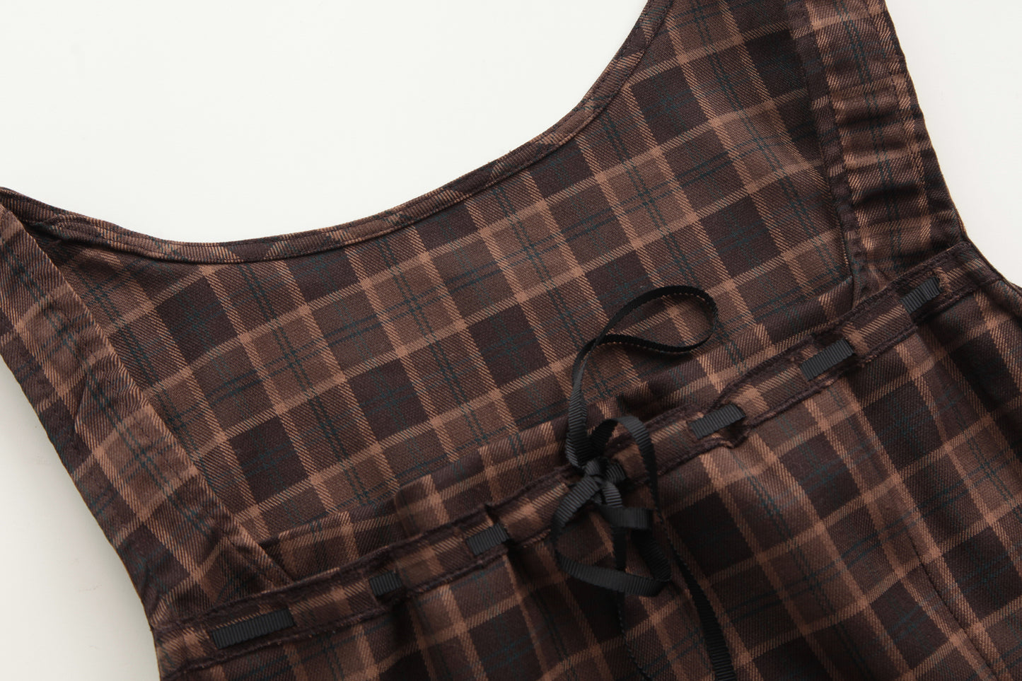 American retro college style dress square neck slim waist slimming all-match hip skirt R3084