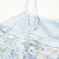 French style fresh straps slim printed lace tube top dress sweet hot girl showing figure short hip skirt R3097