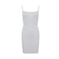 Show body hot girl sexy a-line suspender skirt holiday dress female summer short skirt R3048