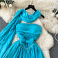High-end banquet dress sexy tube top pleated slim fit short temperament dress R2318