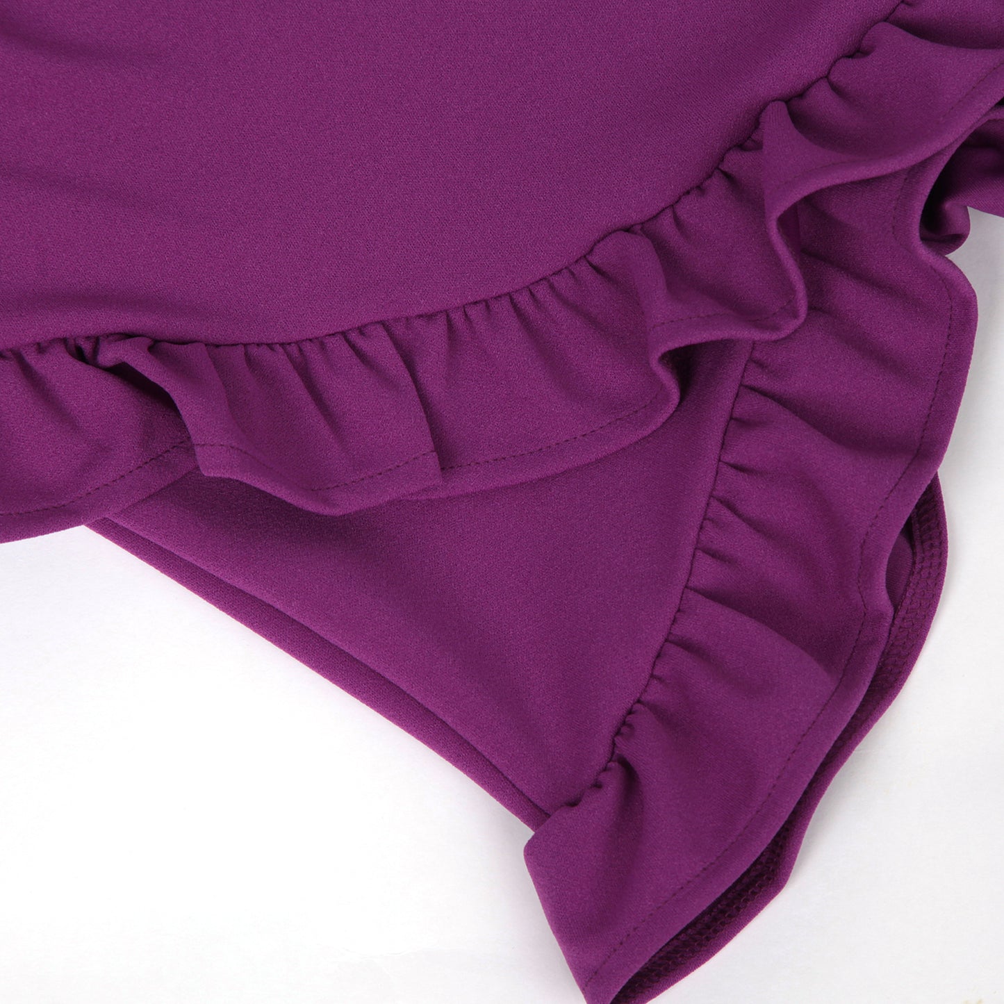 European and American irregular ruffled tube top dress for women summer new slim sexy hip skirt R3090