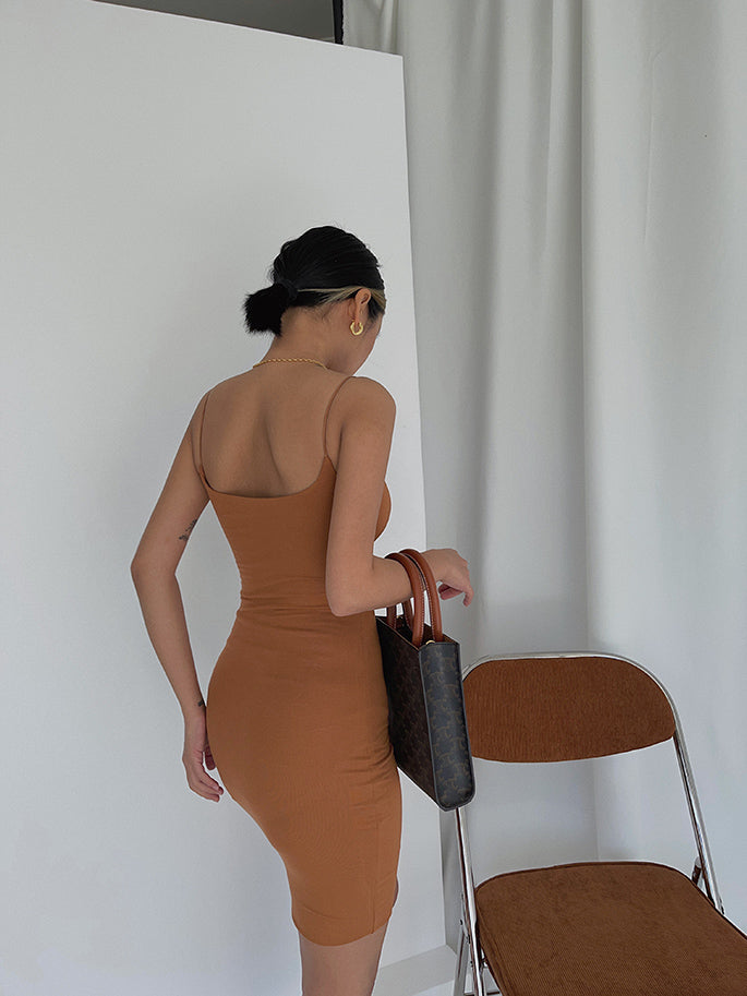 Double-layer suspender skirt dress supermodel aura S curve hip skirt sexy summer R3042