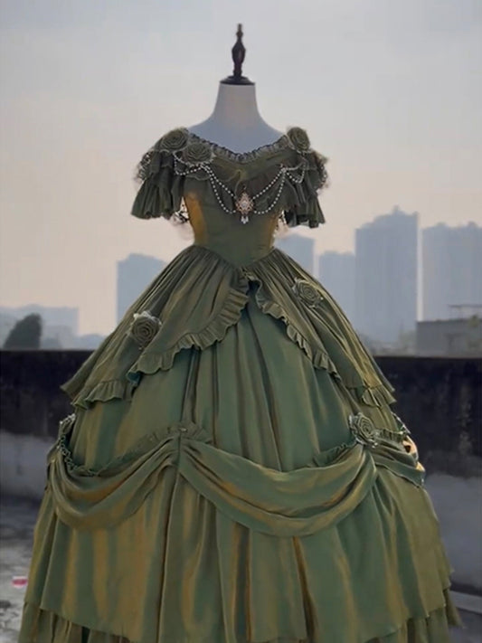 Classical elements on the run princess dress lolita adult ceremony gorgeous dress fairy long dress R1669