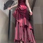 French fishtail evening dress lolita adult ceremony high-end dinner suspender skirt R1671