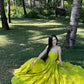 Travel suspenders with exposed waist dress, slim beach dress, holiday waist long skirt R1586