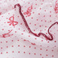 Strawberry jam floral suspender dress 2025 new style gentle style waist slimming short skirt R0134