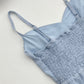 Flower dress women summer 2025 new design holiday dress suspender dress short skirt R0073
