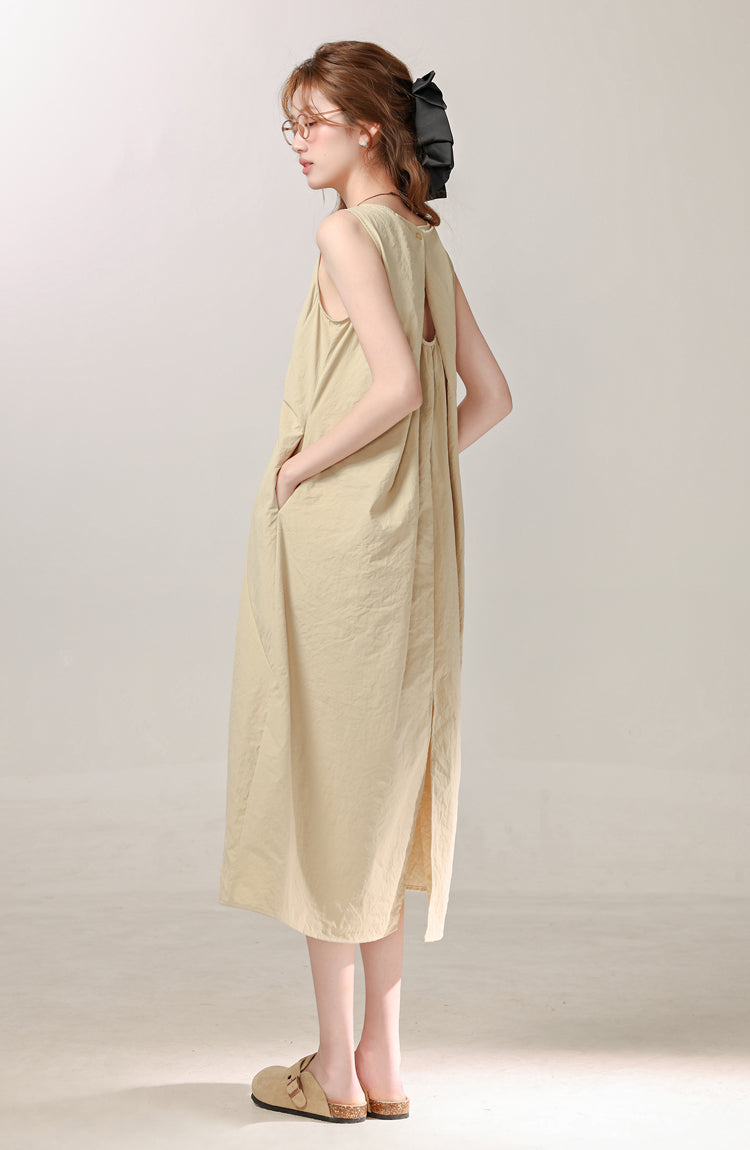 French sleeveless dress women's new style niche unique skirt R1975