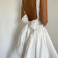 French romantic butterfly backless dress for women new square neck waist tie skirt R3039