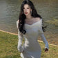 Birthday party small dress skirt niche daughter temperament suspender dress R1801