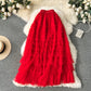 Fairy skirt high-grade mesh skirt 2025 new elastic waist slim cake skirt super fairy skirt R2201