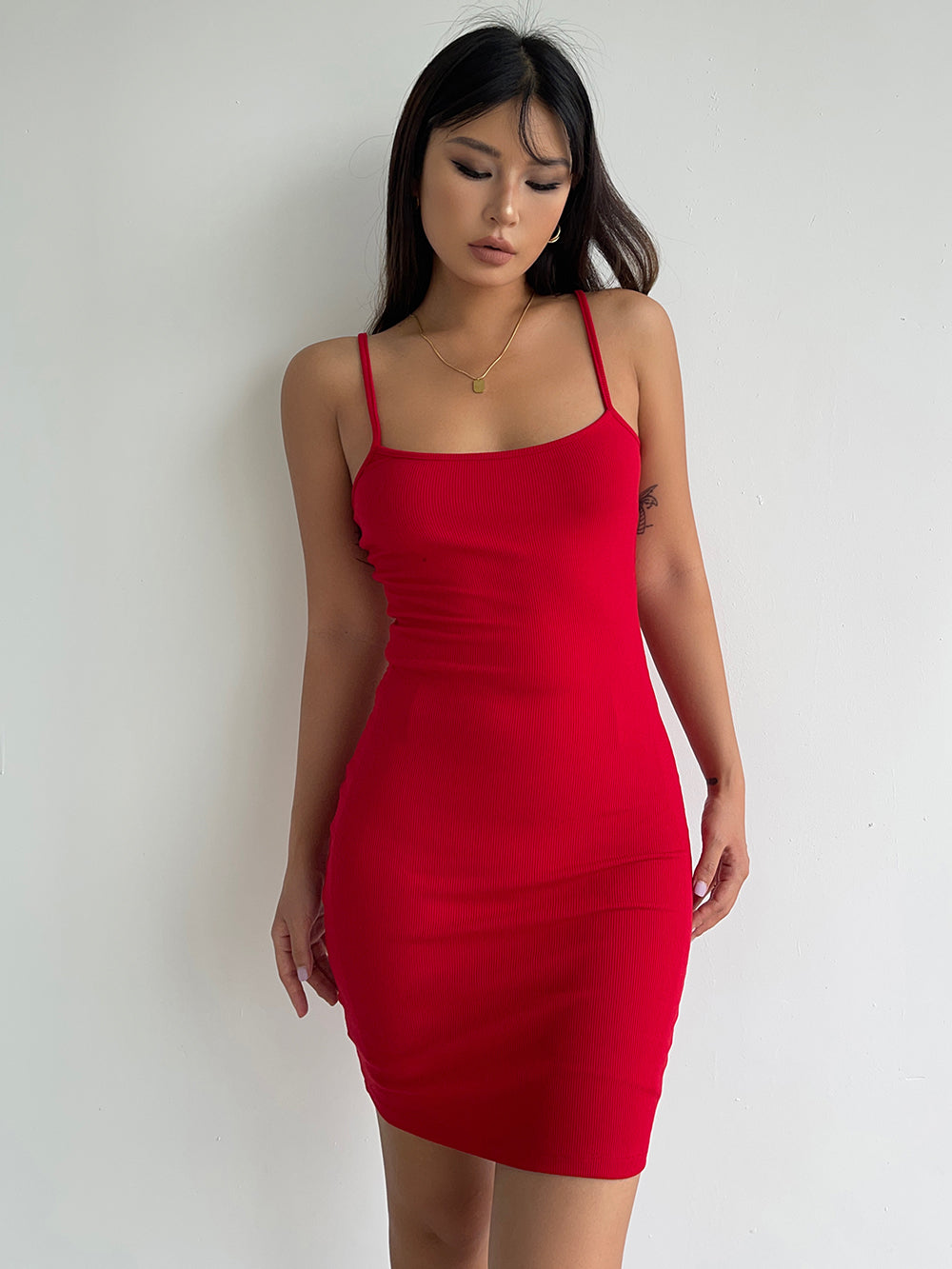 Hot girl sexy waist hip skirt female 2024 new style huge figure suspender skirt R3078