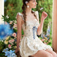 Sweet design bud skirt French ballet style short dress for petite homecoming dress R5149