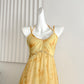 French style gradient suspender dress seaside holiday style long skirt R2104