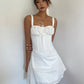 Sexy lace-up tube top suspender dress with design and slim waist and fishbone strappy short skirt R3049