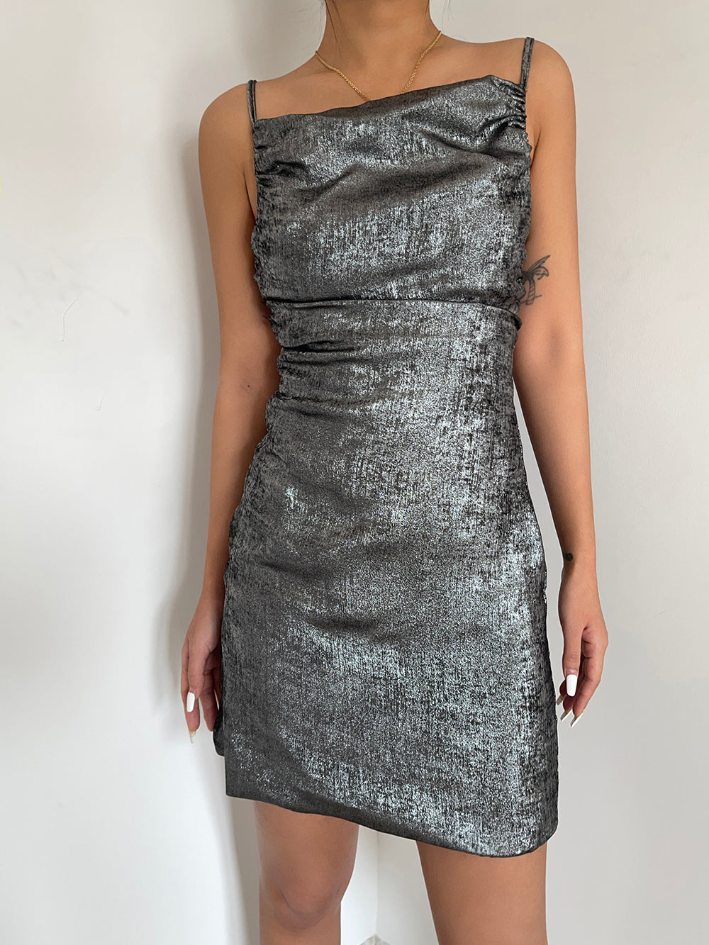 Flash suspender dress sexy hot girl evening holiday short skirt R3072