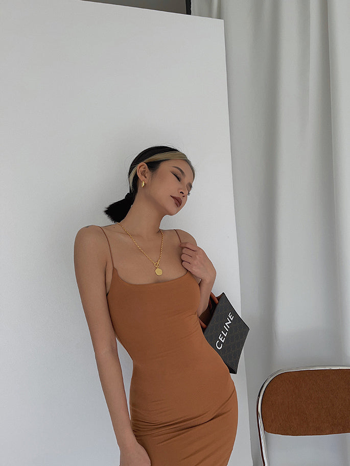 Double-layer suspender skirt dress supermodel aura S curve hip skirt sexy summer R3042