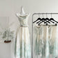 Embroidered Moon Exotic Style Fake Two-Piece Embroidered Suspender Lace Layered Skirt R2047