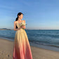 A Line Pink Long Stunning Evening Gown Party Prom Dress       S7280