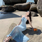 Fishtail Blue Long Stunning Evening Gown Party Prom Dress       S7266