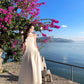 A Line White Long Stunning Evening Gown Party Prom Dress       S7275