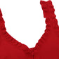 Sweet and spicy knitted hip skirt slim fit ear-edge dress design short skirt R0115